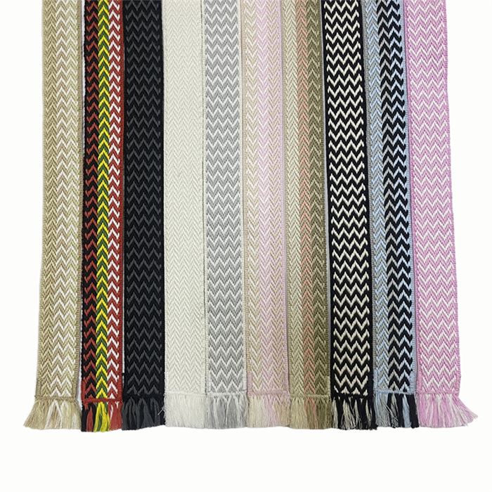 3cm Wide Flat Tape Shoelaces With Tassel Ending