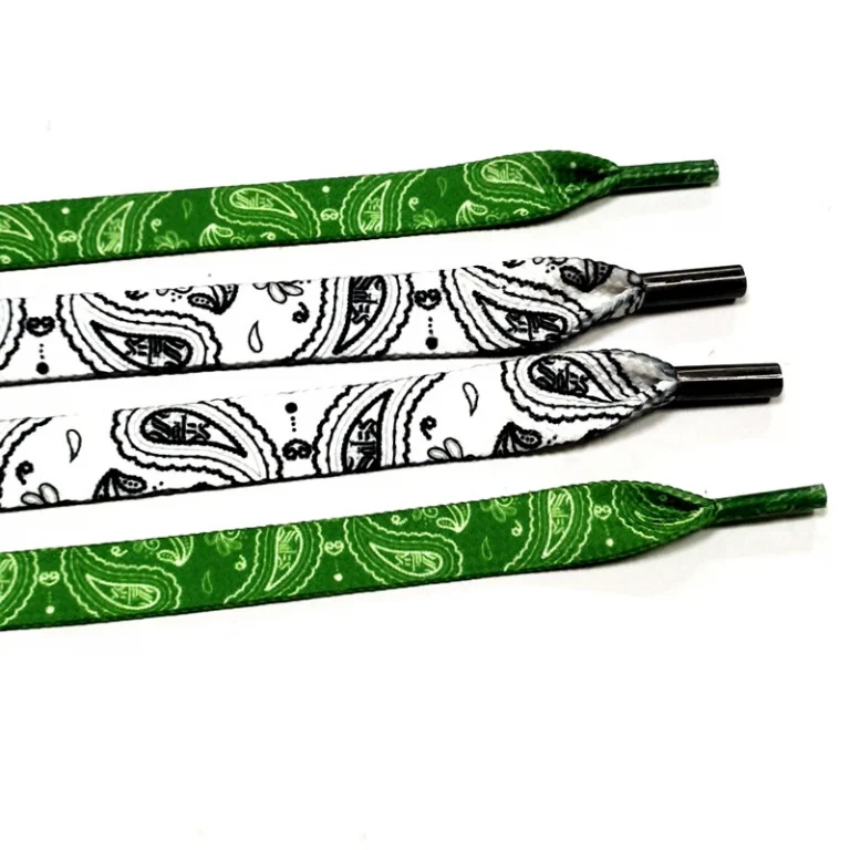2CM Flat Cotton Laces With Clear Plastic Tipping