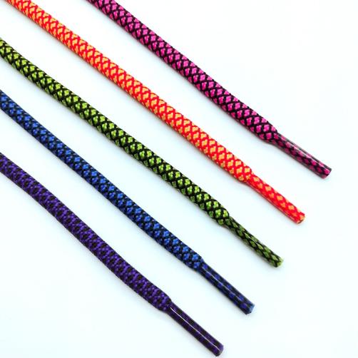 12mm Wide Flat Hockey Shoelaces With Custom Tips