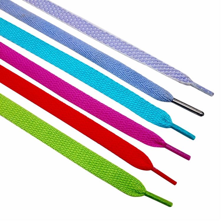Polyester Reflective Shoelace Customize Color And Tip