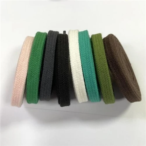 Flat Cotton Colorful Shoe Strings For Sport Shoes