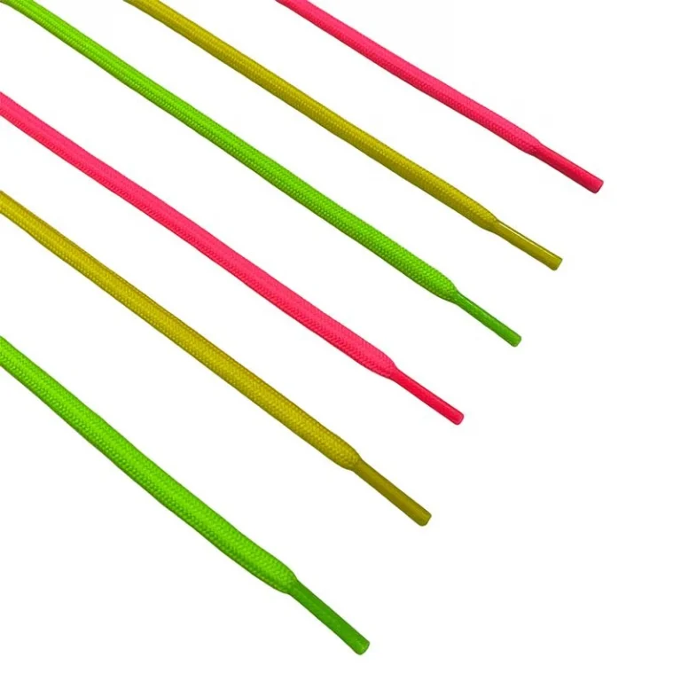 Manufacturer Custom Cotton Football Sport High Quality Flat Rope Shoelaces For Sport Shoes
