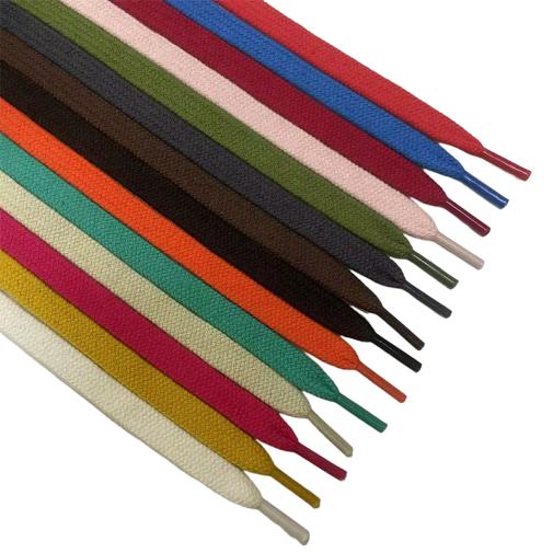 3MM Polyester Round Shoelace Double Color Transparent Tip