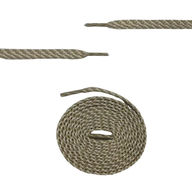 Polyester Flat Multi-colored Shoelace Can Be Customized